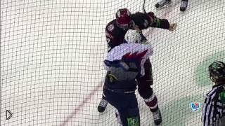 —мотреть онлайн Самые  жестокие хоккейные драки в матчах России