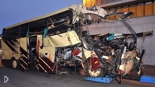 —мотреть онлайн Подборка: Опасные аварии и ДТП с автобусами