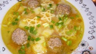 —мотреть онлайн Пошаговый рецепт супа с фрикадельками с вермишелью